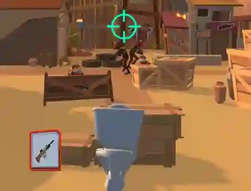 Gêm Skibidi Toilet Battlefield ar-lein