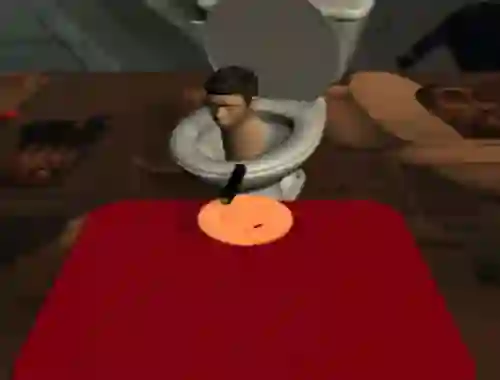 Gêm Skibidi Toilet Squid Game Honeycomb ar-lein