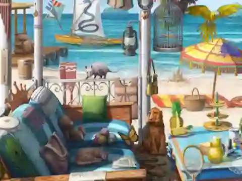 Gêm Hidden Object ar-lein