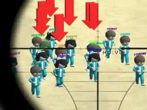 Gêm Squid Game Sniper ar-lein