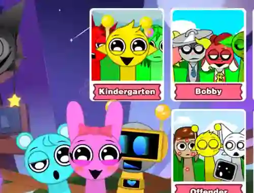 Gêm Incredibox Party Frozen Sprunki Beat ar-lein
