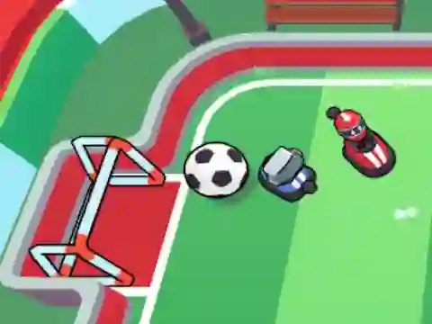 Gêm Bumper Cars Soccer ar-lein