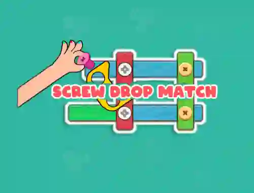 Gêm Screw Drop Match ar-lein