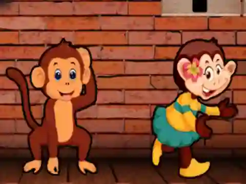Gêm Playful Monkey Escape ar-lein