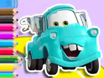 Gêm Coloring Book: Mater Cars ar-lein