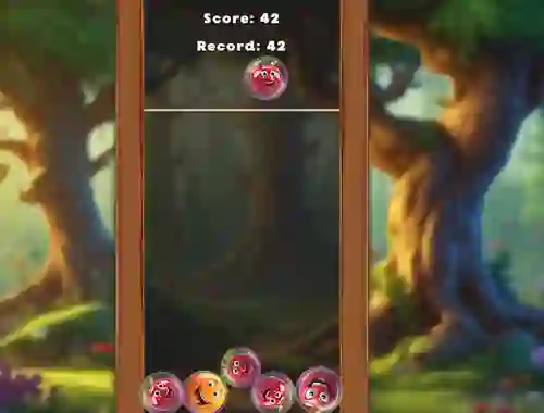 Gêm Match Fruits In Bubbles! ar-lein