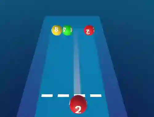 Gêm Merge The Balls 2048 Billiards! ar-lein