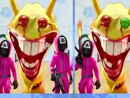 Gêm Squid Game X Sprunki Anomaly ar-lein
