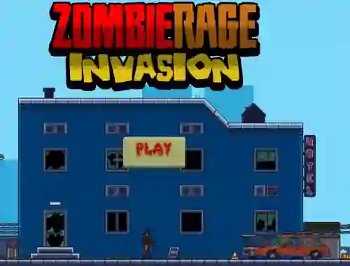 Gêm Zombie Rage Invasion ar-lein