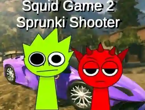 Gêm Squid Game 2 Sprunki Shooter ar-lein