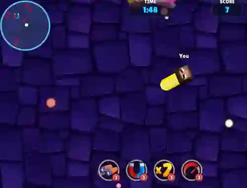 Gêm Minecraft Squid Game Worm.io ar-lein