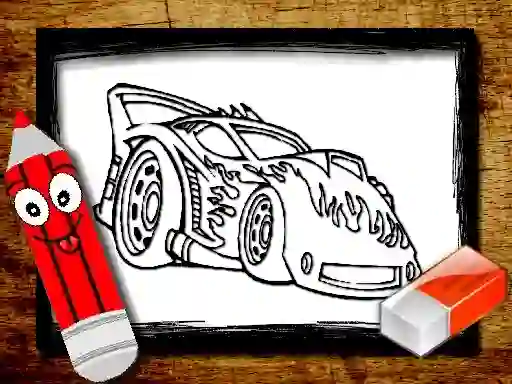 Gêm Back To School Car Coloring Book ar-lein