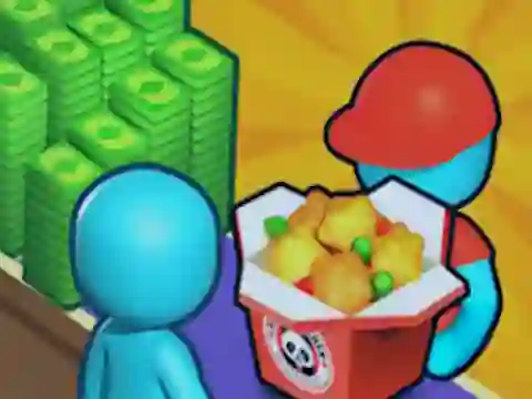Gêm Panda Kitchen: Idle Tycoon ar-lein