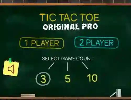 Gêm Tic Tac Toe Original Pro ar-lein