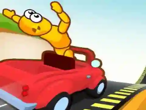 Gêm Downhill Car Ride: Crash Test ar-lein
