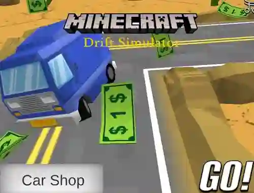Gêm Minecraft Drift Simulator ar-lein