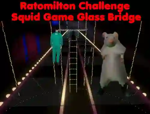 Gêm Rato Milton Challenge Squid Game Glass Bridge ar-lein