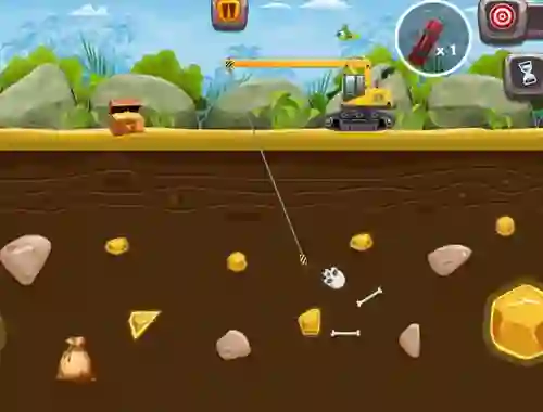 Gêm Golden Digger ar-lein