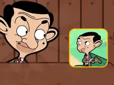 Gêm Mr Bean Solve Puzzle ar-lein