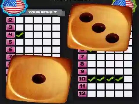 Gêm Country Dice Challenge ar-lein