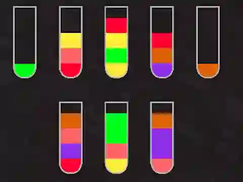 Gêm Water Sort Puzzle ar-lein