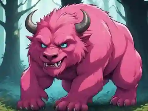 Gêm Magical Pink Beast Rescue ar-lein