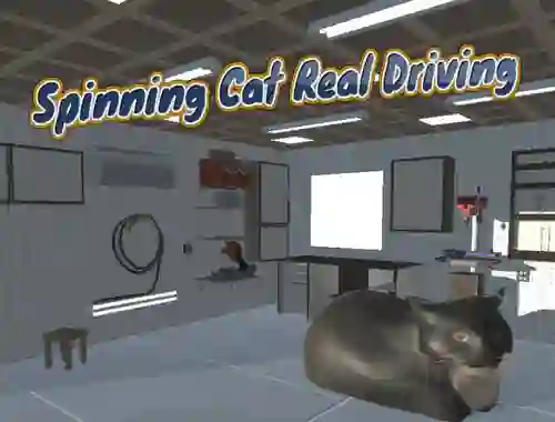 Gêm Spinning Cat Real Driving ar-lein