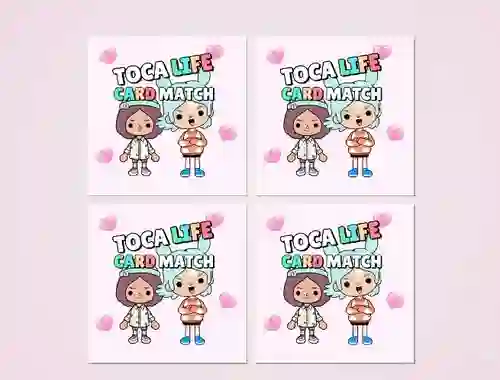 Gêm Toca Life Memory Card Match ar-lein