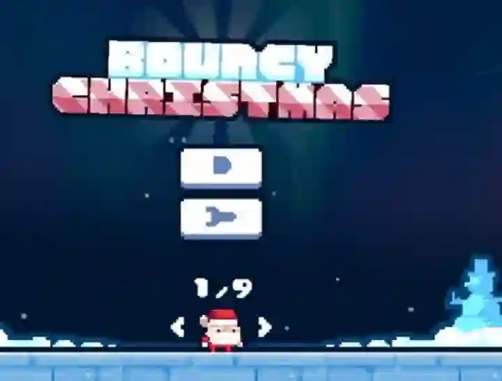 Gêm Bouncy Christmas ar-lein