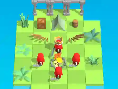 Gêm Castle Wars Cell Battle ar-lein