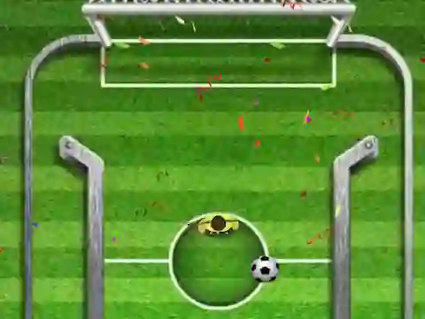 Gêm Soccer Pinball ar-lein