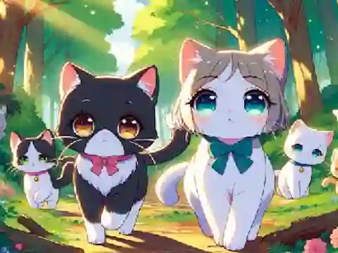 Gêm Adventure of Kittens ar-lein