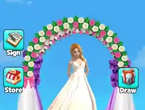 Gêm Bridge Race Wedding Master ar-lein