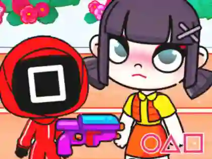 Gêm Jigsaw Puzzle: Squid Game VS Avatar ar-lein