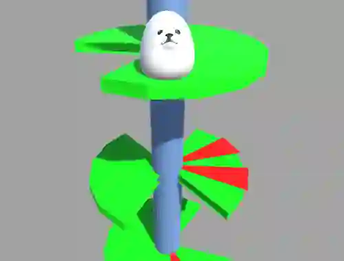Gêm Eggdog Helix Jumper ar-lein