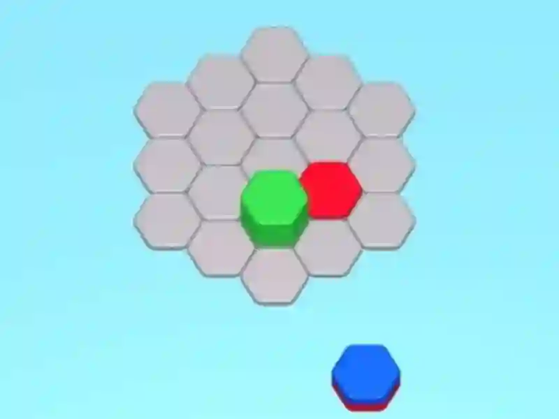 Gêm Hexa Stack Sort ar-lein