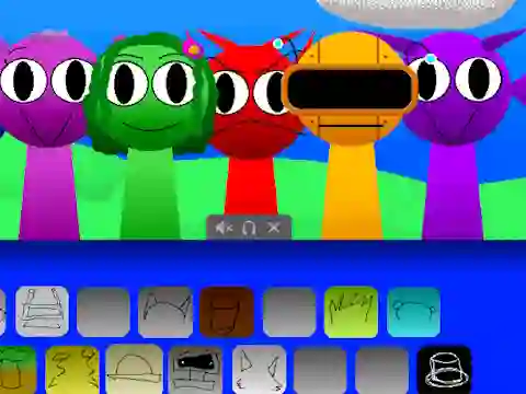 Gêm Sprunka Animated ar-lein