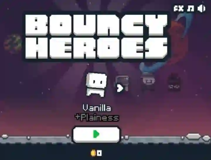 Gêm Bouncy Heroes ar-lein