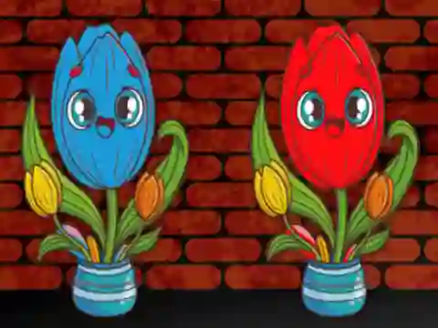 Gêm Escape the Tulip Flower ar-lein