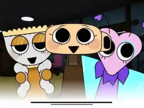 Gêm Sprunki x Dandy's World 2 ar-lein