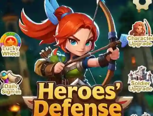 Gêm Heroes' Defense ar-lein