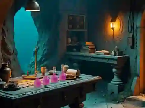 Gêm Underwater Sorceress Escape ar-lein
