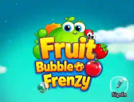 Gêm Fruit Bubble Frenzy ar-lein