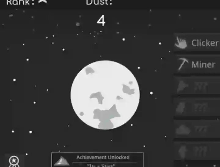 Gêm Planet Clicker Dust Collector ar-lein