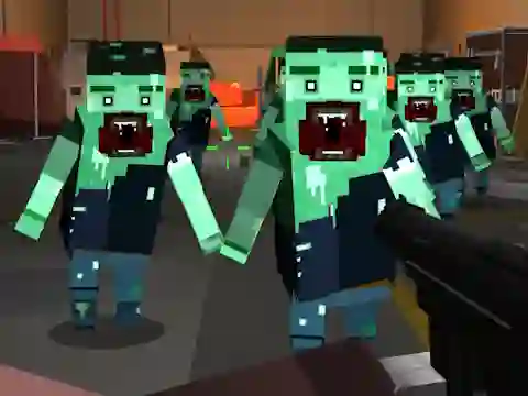 Gêm Blocky Hunter ar-lein
