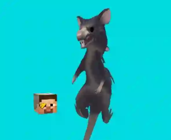 Gêm Ratomilton Spinning Flappy Minecraf ar-lein
