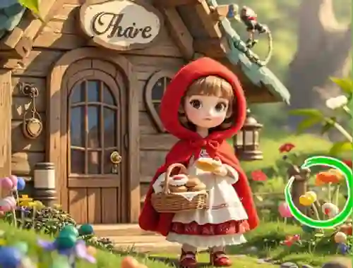Gêm Find The Differences: Granny Wolf ar-lein