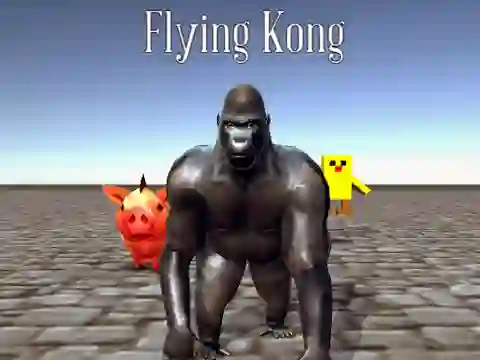 Gêm Flying Kong ar-lein