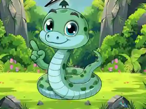 Gêm Snake Searching The Baby ar-lein
