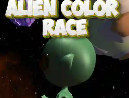 Gêm Alien Color Race ar-lein